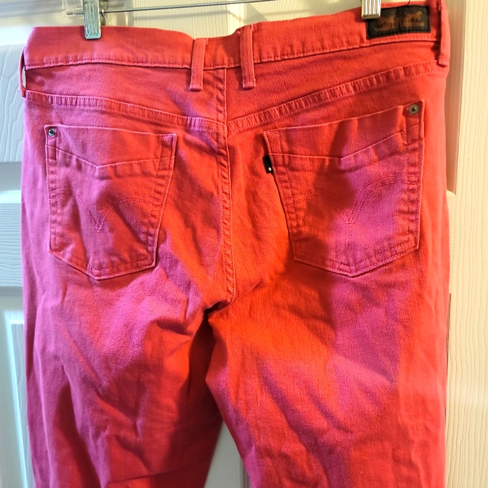 Levi strauss 505 straight leg Pink Jeans. Size 12